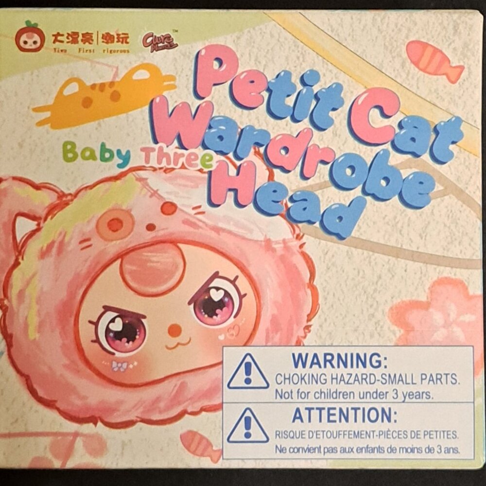 Baby Three- Petit Cat Wardrobe Head.